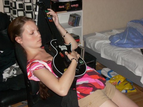 Jag i en relativt obekv�m spelst�llning